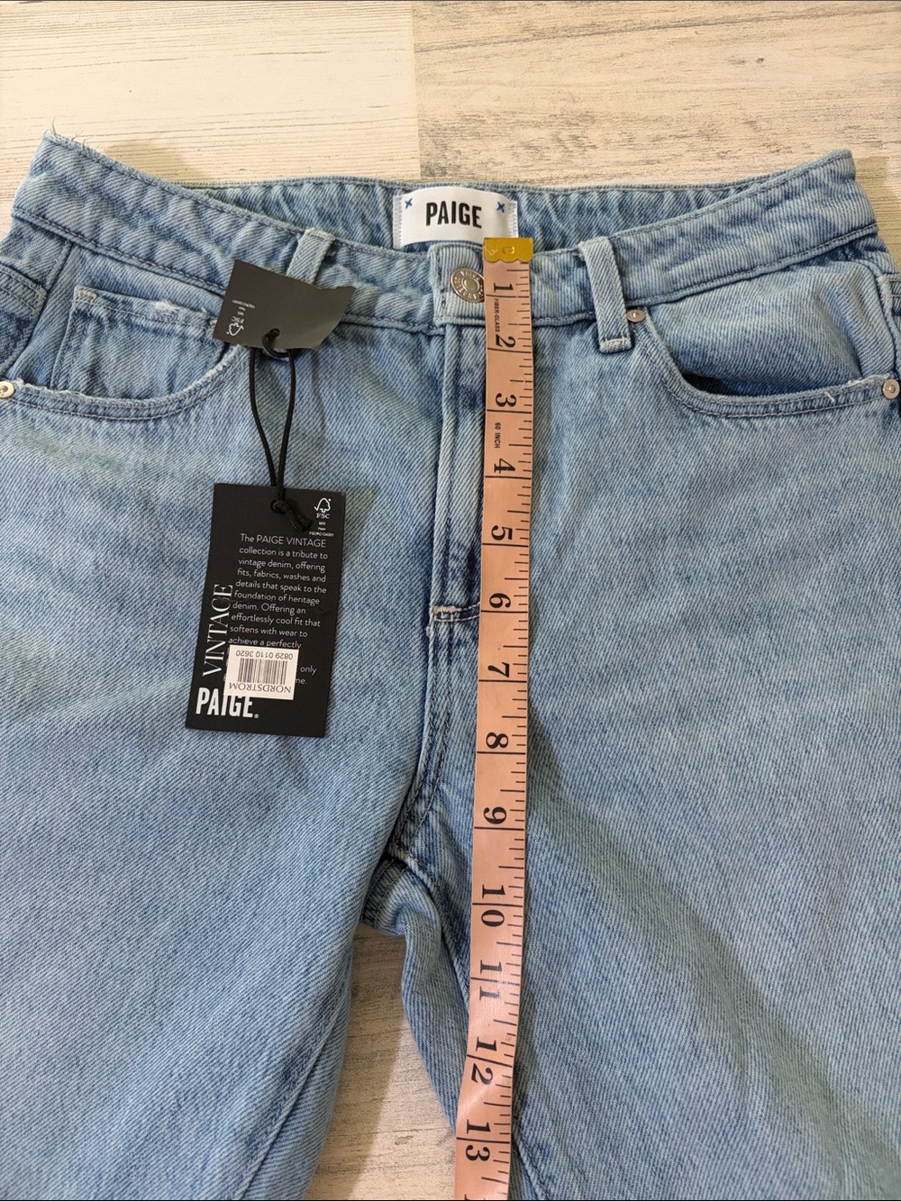 PAIGE Noella Jive Ankle Straight Jean Size 25 NWT - Picture 9 of 13